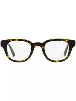 Moncler Eyewear очки ML5157D в прямоугольной оправе, коричневый