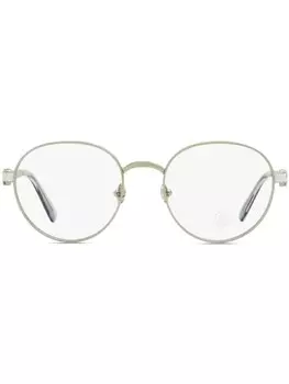 Moncler Eyewear очки ML5179 в круглой оправе, серебряный