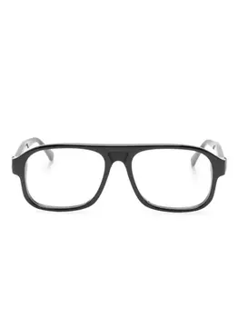 Moncler Eyewear очки ML5198 001 в квадратной оправе, черный
