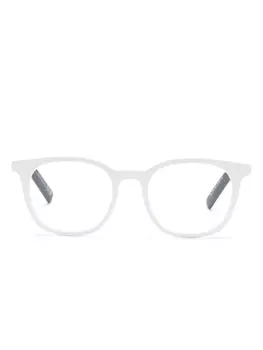 Moncler Eyewear очки в квадратной оправе, белый