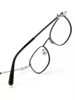 Moncler Eyewear очки в квадратной оправе, черный