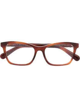 Moncler Eyewear очки в оправе черепаховой расцветки, коричневый