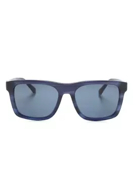 Moncler Eyewear солнцезащитные очки Colada в квадратной оправе, синий