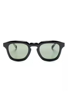 Moncler Eyewear солнцезащитные очки Gradd с логотипом, черный