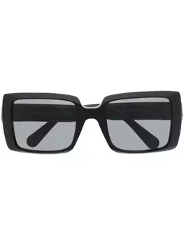 Moncler Eyewear солнцезащитные очки Promenade в массивной оправе, черный