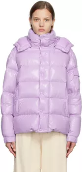 Moncler Фиолетовый пуховик Moncler Maya 70