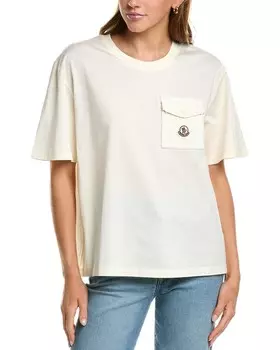 Moncler футболка, белый