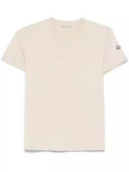 Moncler футболка с короткими рукавами, нейтральный
