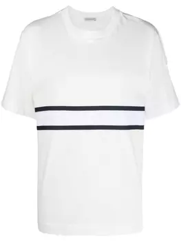 Moncler футболка с логотипом, белый