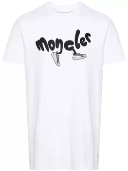Moncler футболка с логотипом, белый