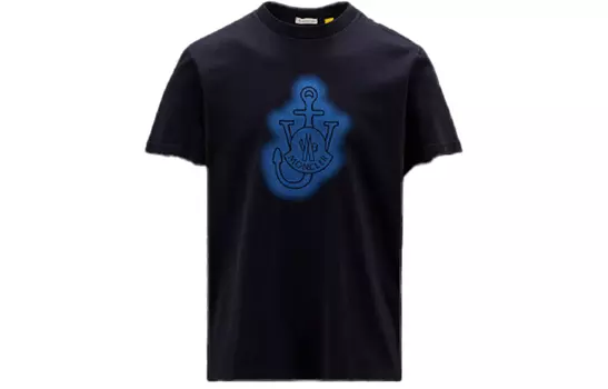 Moncler Футболка с логотипом X Jw Anderson, темно-синяя
