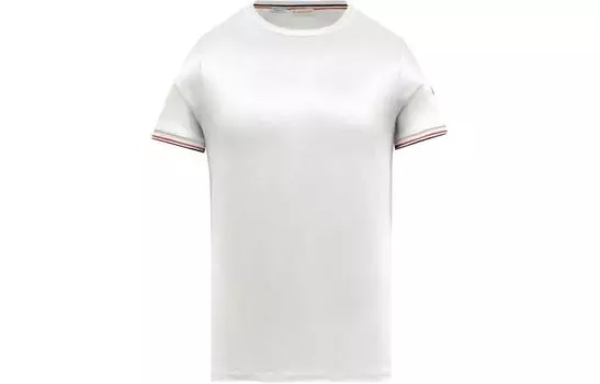 Moncler Футболка унисекс Raw White SS24