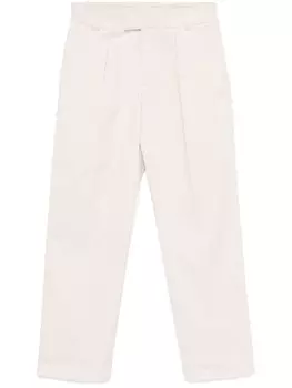 Moncler габардиновые брюки, белый