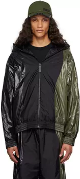 Moncler Genius Moncler x adidas Originals Черный и хаки Пуховик Balzers