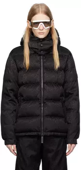 Moncler Genius Moncler x adidas Originals Черный пуховик Alpbach