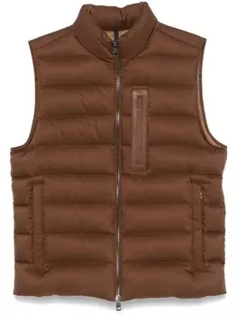 Moncler giaf жилет, коричневый