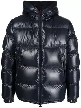 Moncler глянцевый пуховик Ecris, синий