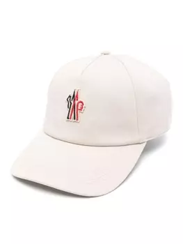 Moncler Grenoble бейсболка с нашивкой-логотипом, нейтральный цвет