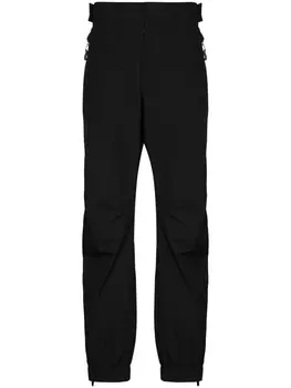 Moncler Grenoble брюки Gore-Tex прямого кроя, черный