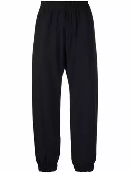 Moncler Grenoble брюки на молнии, черный