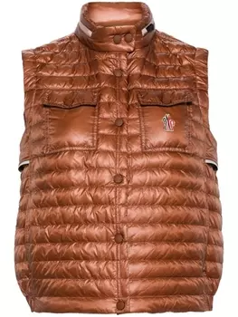 Moncler Grenoble дутый жилет Gumiane, красный