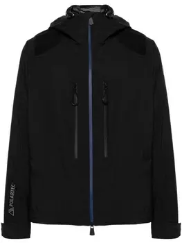 Moncler Grenoble куртка на молнии с капюшоном, черный