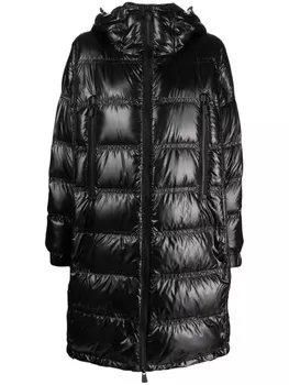 Moncler Grenoble пуховик Berry с нашивкой-логотипом, черный