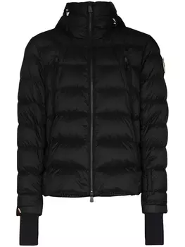 Moncler Grenoble пуховик Camurac с капюшоном, черный