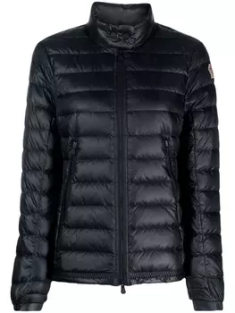 Moncler Grenoble пуховик с высоким воротником, черный