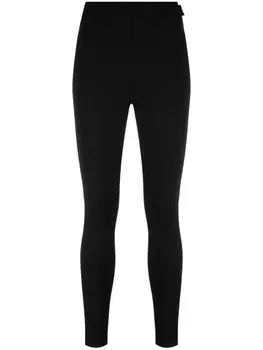 Moncler Grenoble спортивные легинсы с завышенной талией, черный