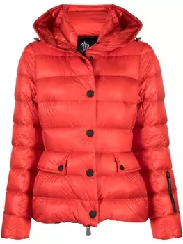 Moncler Grenoble стеганая куртка Armoniques, красный