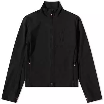 Moncler Grenoble Tech трикотажная куртка на молнии, черный