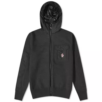 Moncler Grenoble Утепленная трикотажная куртка