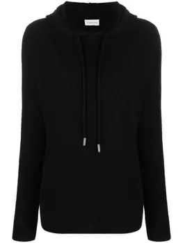 Moncler худи с логотипом, черный