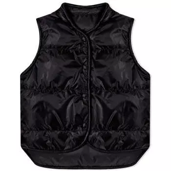 Moncler Кама Утепленный жилет, черный