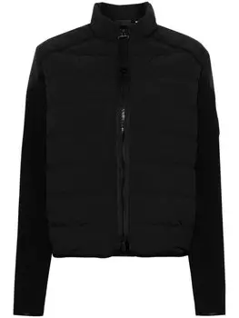 Moncler кардиган с дутыми вставками, черный