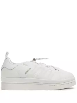 Moncler кроссовки Campus из коллаборации с adidas Originals, белый