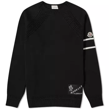 Moncler Крюк Трикотаж, черный