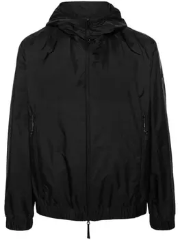 Moncler куртка Algovia на молнии с капюшоном, черный