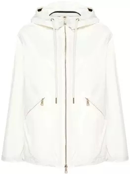 Moncler куртка Cassiopea с капюшоном, нейтральный цвет