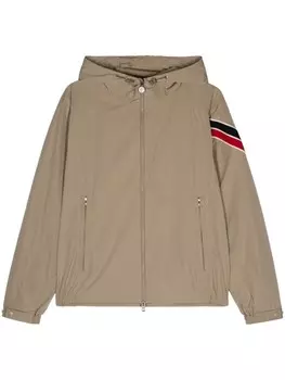 Moncler куртка Claut с капюшоном, нейтральный цвет