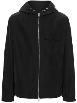 Moncler куртка Fuyue с нашивкой-логотипом, черный