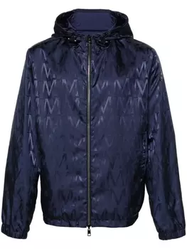Moncler куртка Lepontine с капюшоном, синий