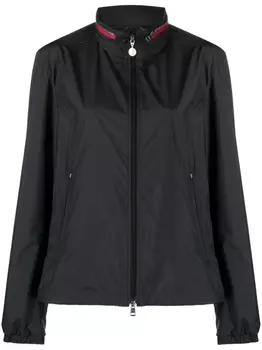 Moncler куртка на молнии с капюшоном, черный
