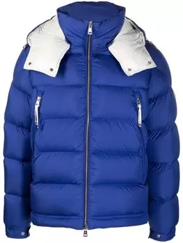 Moncler куртка-пуховик, синий