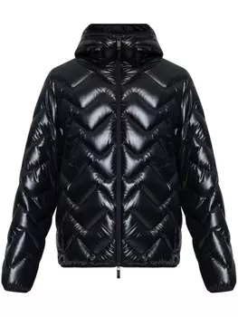 Moncler куртка с пуховым наполнителем, черный