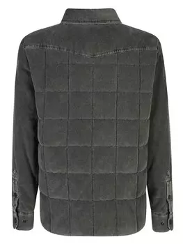Moncler куртка стеганая из геля, серый