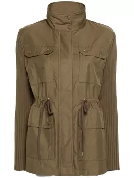 Moncler куртка в стиле милитари, зеленый