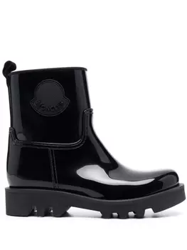 Moncler лакированные ботильоны, черный