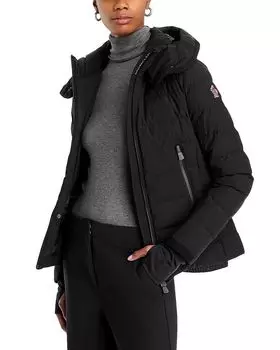 Moncler Lamoura Утепленная лыжная куртка с капюшоном Moncler, черный